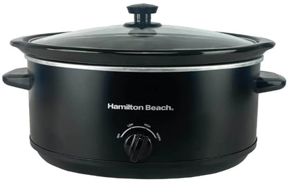 HAMILTON BEACH 6.5 LITRE SLOW COOKER BLACK | HBSC070B