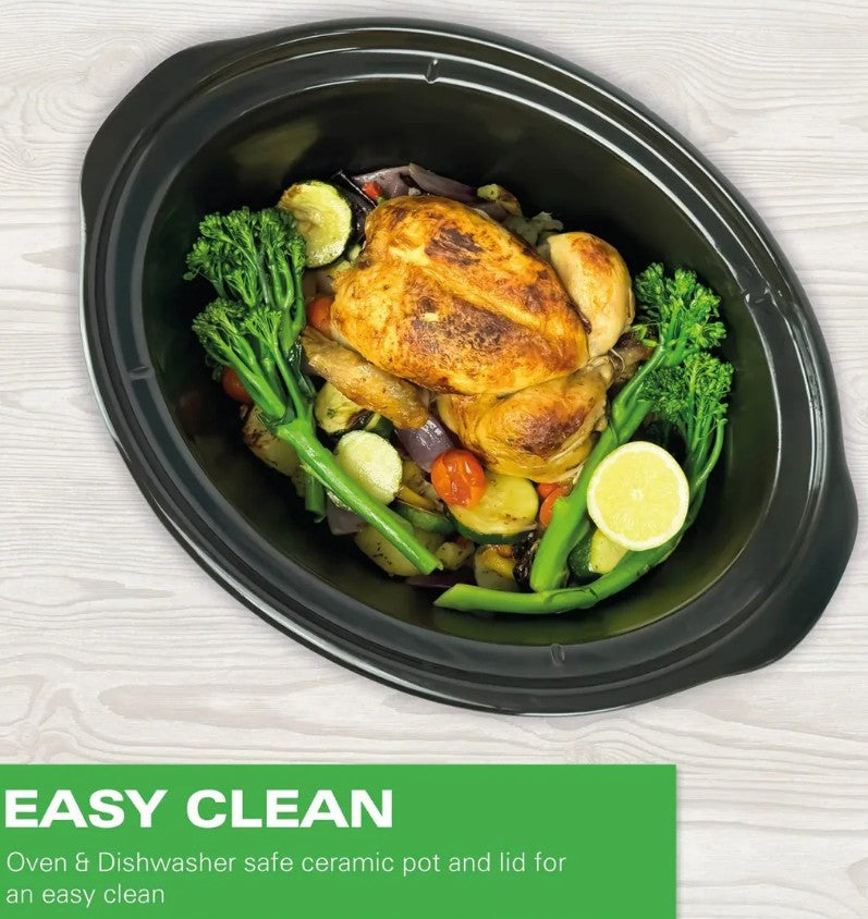 HAMILTON BEACH 6.5 LITRE SLOW COOKER BLACK | HBSC070B