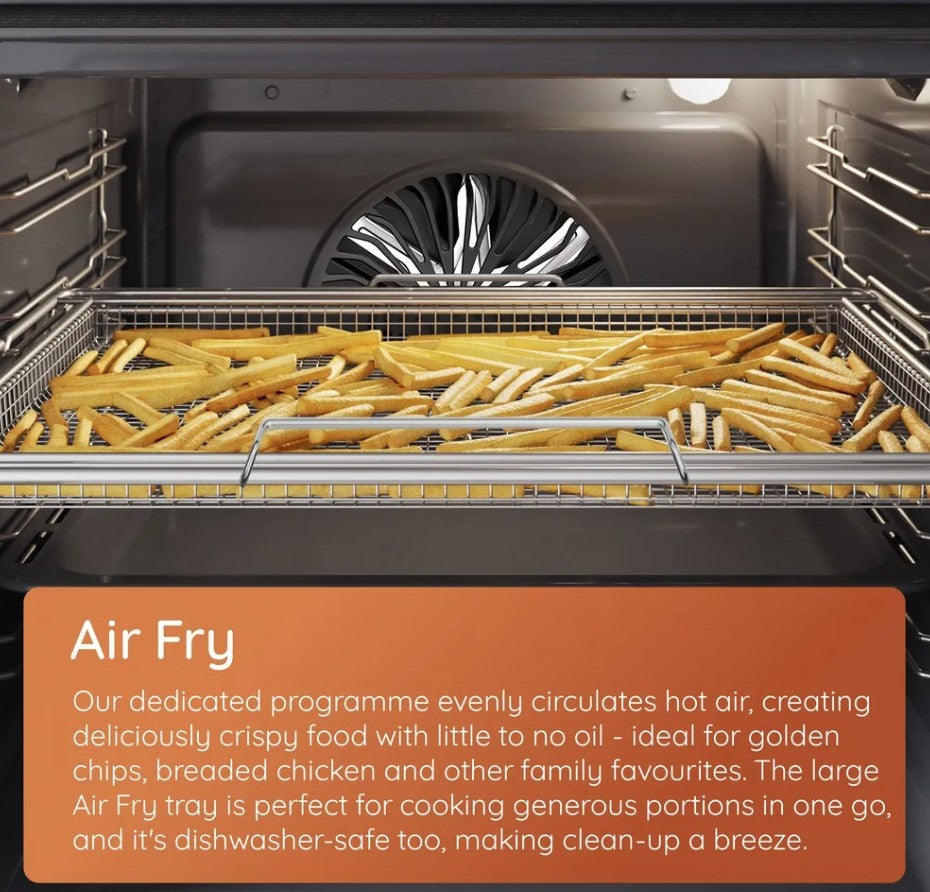 HOTPOINT 60CM FREESTANDING COOKER CERAMIC BLACK | HDE6VDCASB1