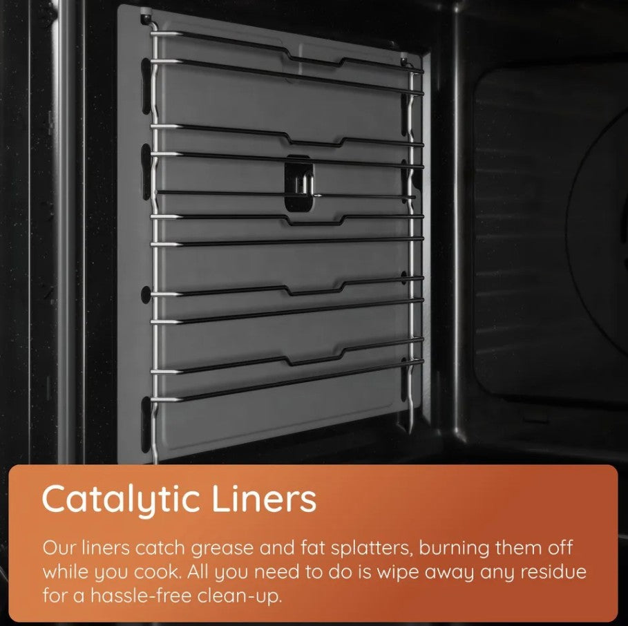 HOTPOINT 60CM FREESTANDING COOKER CERAMIC BLACK | HDE6VDCASB1