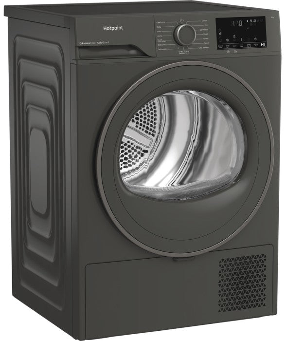 HOTPOINT 9KG HEAT PUMP TUMBLE DRYER GRAPHITE | HHDD90GGIRE