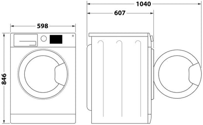 HOTPOINT 9KG HEAT PUMP TUMBLE DRYER WHITE | HHDD90WWIRE