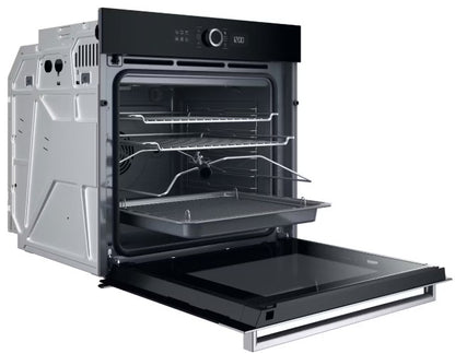 HOTPOINT BUILT IN SINGLE PYROLYTIC OVEN BLK-STEEL | HOI5S8PMOXUK