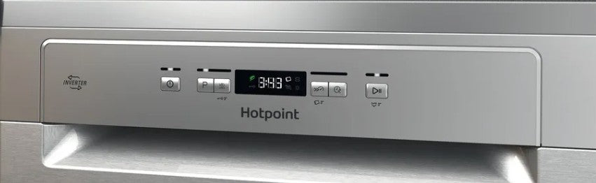 HOTPOINT 14 PLACE FREESTANDING DISHWASHER INOX | HP2FFC14BN6XUK