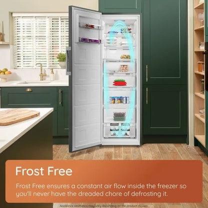 HOTPOINT 60CM TALL FREESTANDING FREEZER INOX | HPMFF6312XBR4UK