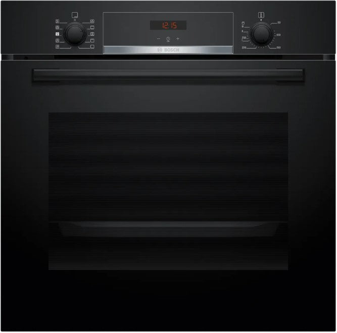 BOSCH SERIES 4 BUILT IN SINGLE OVEN BLACK | HQA534BB3B