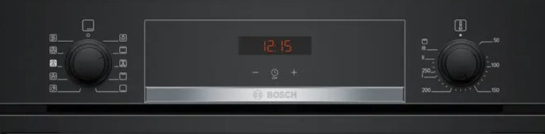 BOSCH SERIES 4 BUILT IN SINGLE OVEN BLACK | HQA534BB3B