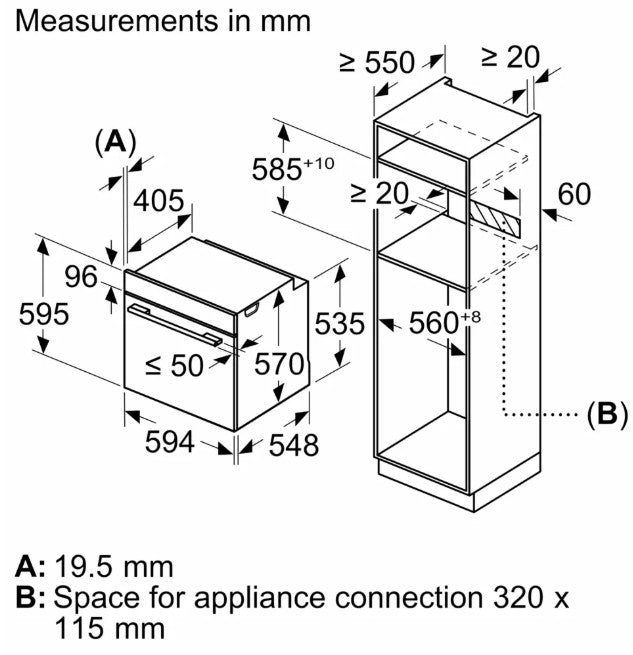 BOSCH BUILT IN SINGLE OVEN WITH STEAM SS | HQA574BS3B