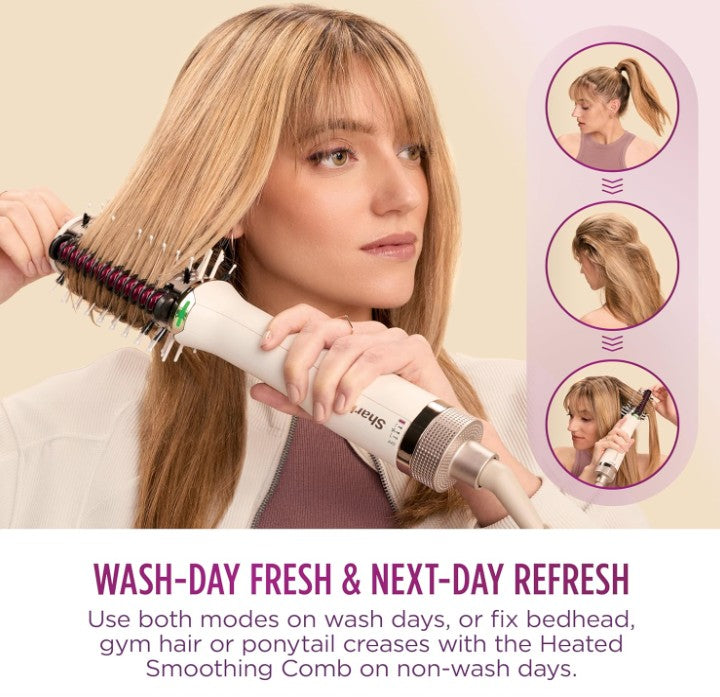 SHARK SMOOTH STYLE HEATED COMB AND STRAIGHTNER | HT212UK