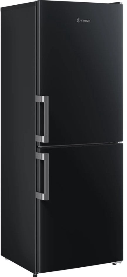 INDESIT 55CM FREESTANDING FRIDGE FREEZER BLACK | IB55532BUK