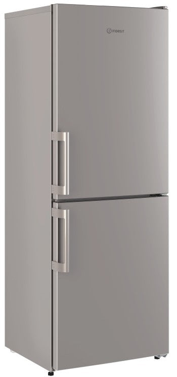 INDESIT 55CM FREESTANDING FRIDGE FREEZER SILVER | IB55532S