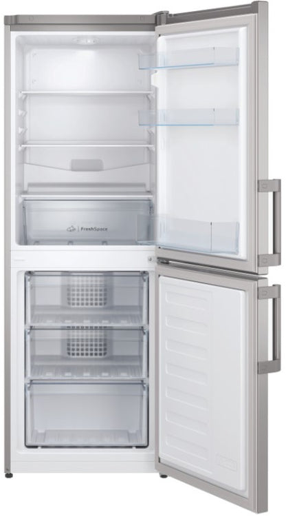 INDESIT 55CM FREESTANDING FRIDGE FREEZER SILVER | IB55532S