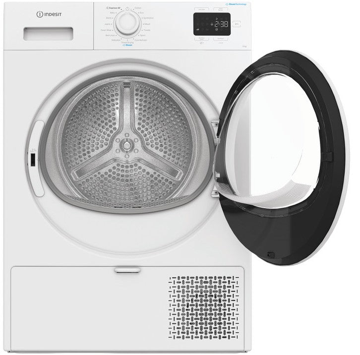 INDESIT 8KG HEAT PUMP TUMBLE DRYER WHITE | IDHE80W
