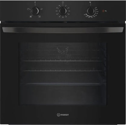 INDESIT BUILT IN SINGLE OVEN BLACK | IO233BUK