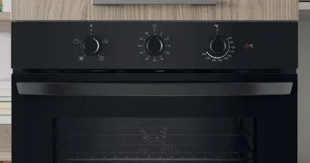 INDESIT BUILT IN SINGLE OVEN BLACK | IO233BUK