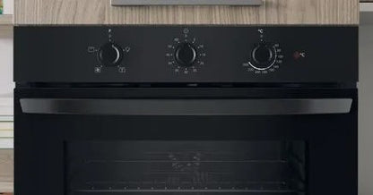 INDESIT BUILT IN SINGLE OVEN BLACK | IO233BUK