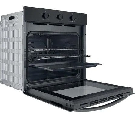 INDESIT BUILT IN SINGLE OVEN BLACK | IO233BUK