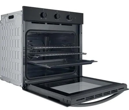 INDESIT BUILT IN SINGLE OVEN BLACK | IO233BUK