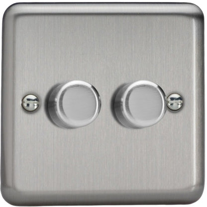 VARILIGHT DIMMER 2G 2W 10WATT/250W S/CH | JSP252