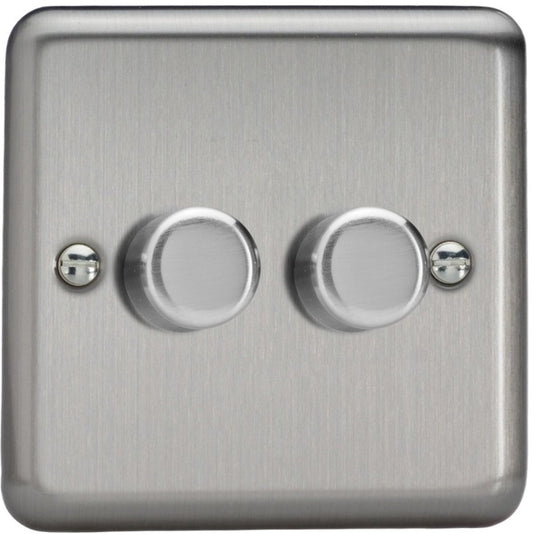 VARILIGHT DIMMER 2G 2W 10WATT/250W S/CH | JSP252