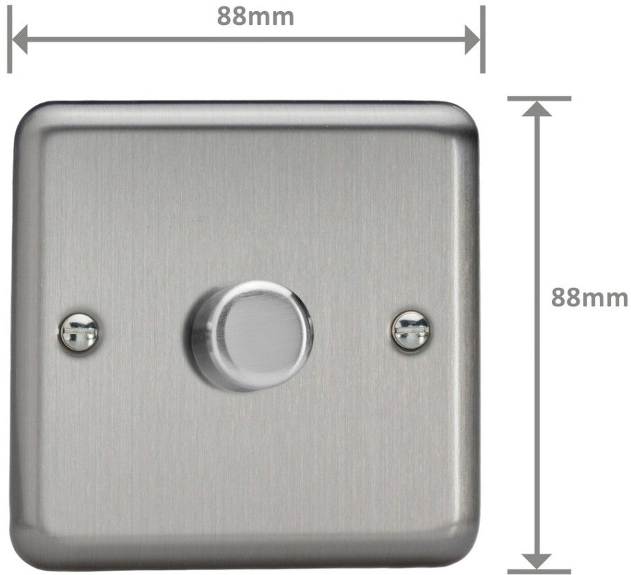 VARILIGHT DIMMER 1G 2W 10WATT/250W S/CH | JSP401