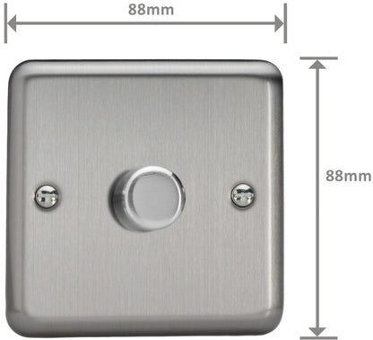 VARILIGHT DIMMER 1G 2W 10WATT/250W S/CH | JSP401