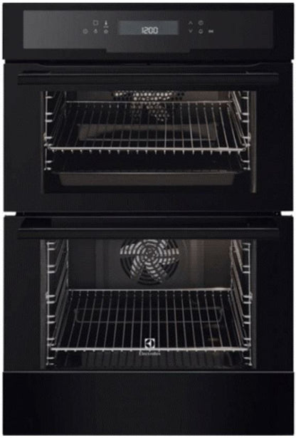 ELECTROLUX BUILT IN DOUBLE OVEN BLACK | KDFCC00K