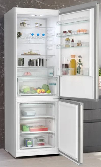 SIEMENS IQ300 FREESTANDING FRIDGE FREEZER BR-STEEL | KG49NXIDF