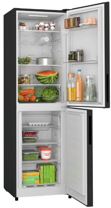 BOSCH FREESTANDING FRIDGE FREEZER BLACK | KGN27NBEAG