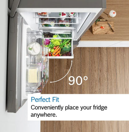 BOSCH SERIES 2 NO FROST FRIDGE FREEZER ST-STEEL | KGN33NLEBG