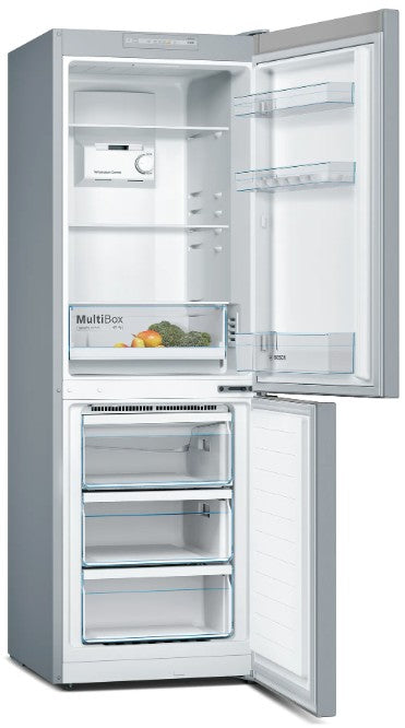 BOSCH SERIES 2 NO FROST FRIDGE FREEZER ST-STEEL | KGN33NLEBG