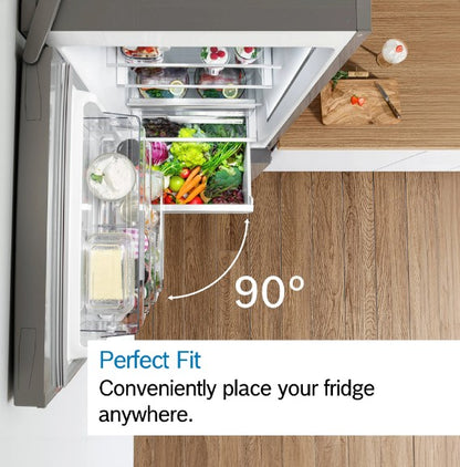 BOSCH SERIES 2 NO FROST FRIDGE FREEZER WHITE | KGN33NWEBG