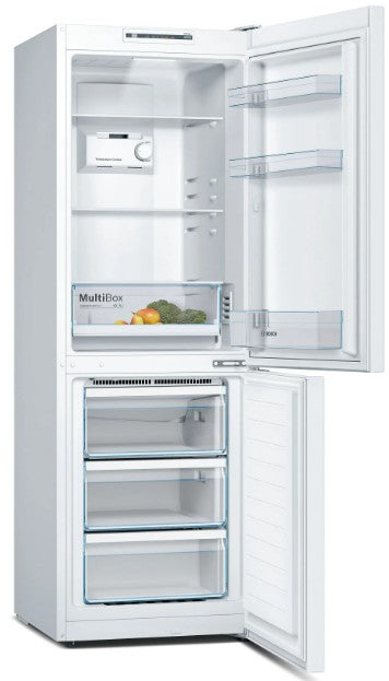 BOSCH SERIES 2 NO FROST FRIDGE FREEZER WHITE | KGN33NWEBG