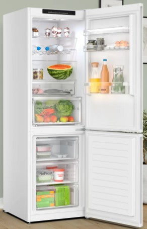 BOSCH SERIES 4 NO FROST FRIDGE FREEZER WHITE | KGN362WDFG