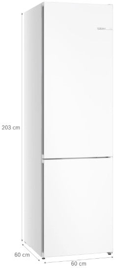 BOSCH SERIES 4 FREESTANDING NO FROST FRIDGE FREEZE | KGN392WDFG