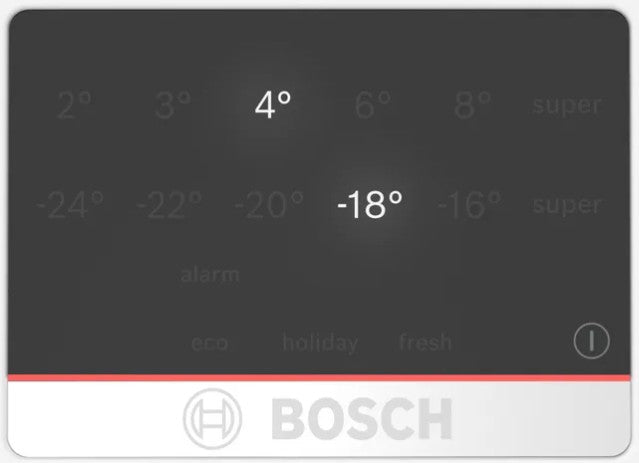 BOSCH SERIES 6 FREESTANDING FRIDGE FREEZER WHITE | KGN39AWCTG