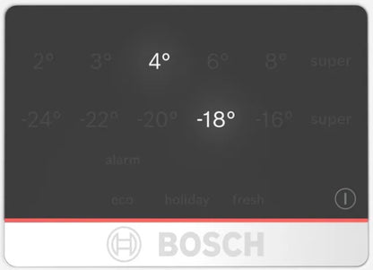 BOSCH SERIES 6 FREESTANDING FRIDGE FREEZER WHITE | KGN39AWCTG