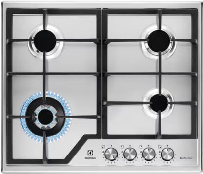 ELECTROLUX 60CM SLIMLINE GAS HOB SS | KGS64362XX