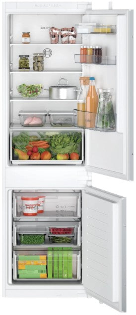 BOSCH INTEGRATED 60:40 NO FROST FRIDGE FREEZER | KIN86NSEOG