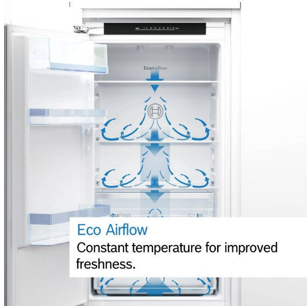 BOSCH INTEGRATED 60:40 NO FROST FRIDGE FREEZER | KIN86NSEOG