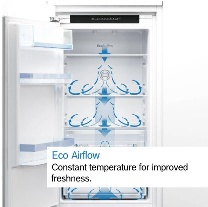BOSCH INTEGRATED 60:40 NO FROST FRIDGE FREEZER | KIN86NSEOG