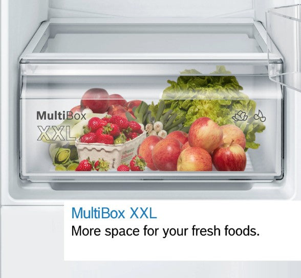 BOSCH INTEGRATED 60:40 NO FROST FRIDGE FREEZER | KIN86NSEOG