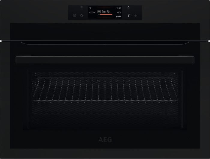 AEG BUILT IN COMBI MICROWAVE OVEN MATT BLACK | KME768080T