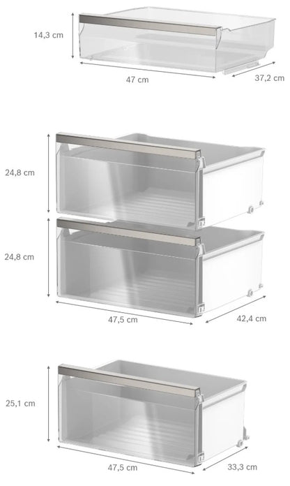 SIEMENS IQ300 TALL NO FROST UPRIGHT FRIDGE BR-STEE | KS36NVICGG