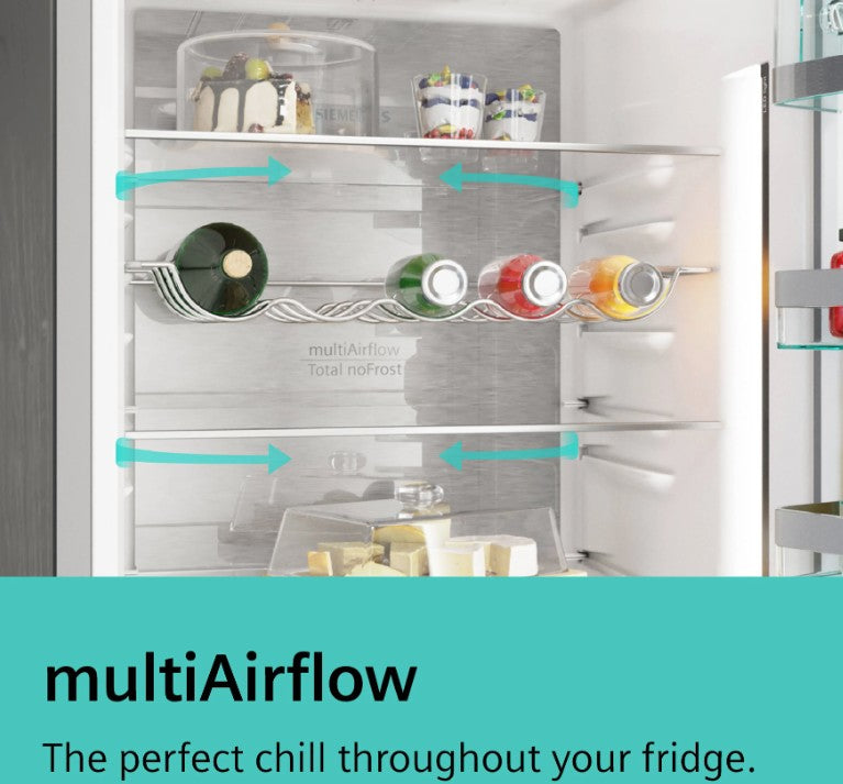 SIEMENS IQ300 TALL NO FROST UPRIGHT FRIDGE BR-STEE | KS36NVICGG