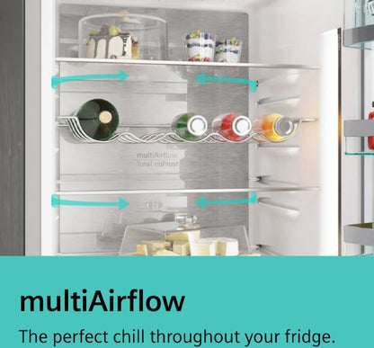 SIEMENS IQ300 TALL NO FROST UPRIGHT FRIDGE BR-STEE | KS36NVICGG