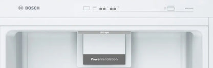 BOSCH SERIES 4 TALL UPRIGHT FRIDGE WHITE | KSV36VWEPG