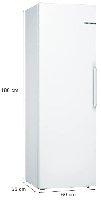 BOSCH SERIES 4 TALL UPRIGHT FRIDGE WHITE | KSV36VWEPG