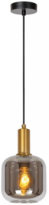 JOANET - PENDANT LIGHT - Ø 16 CM - 1XE27 - SMOKE G | L454941665