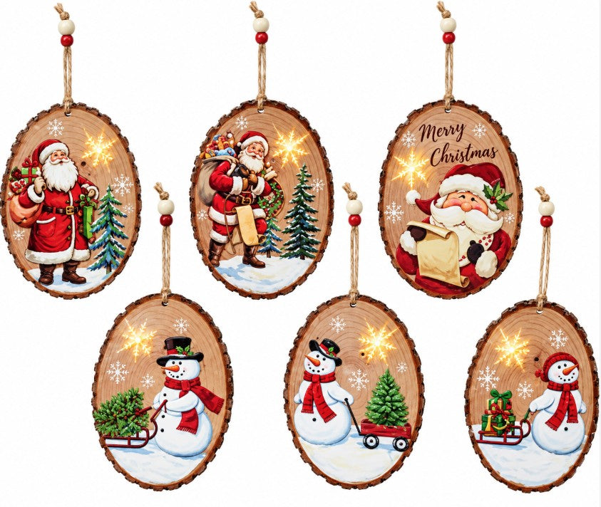 12CM 36PC B-O LIT  TRIM ON WOOD TREE | LB205583
